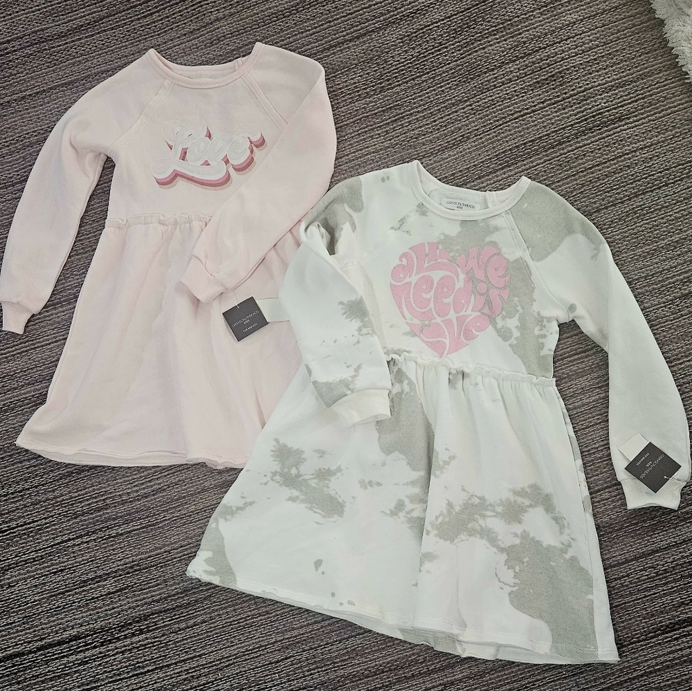 Girls Grayson Threads Sweatshirt Dresses